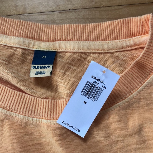 Old Navy Peach Colored Relaxed Fit Tee Shirt Dress Brand New with Tags S⦠- Picture 6 of 11
